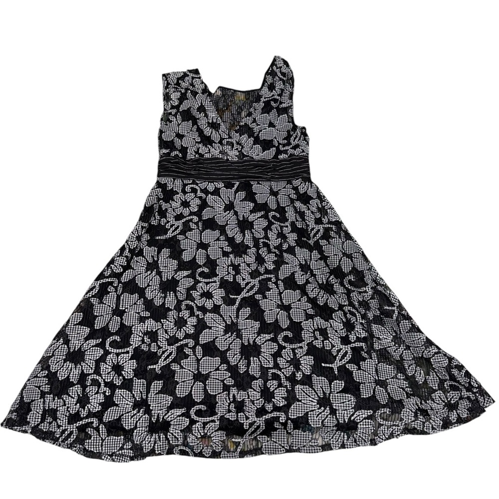 Anthropologie Ett:Twa Sommer Floral Fit & Flare Midi Dress (Size 12) - Picture 3 of 8